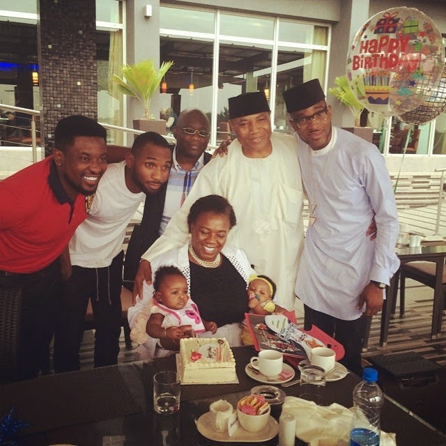 D'Banj's mum celebrates her birthday