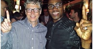 D'banj hangs out with Bill Gates