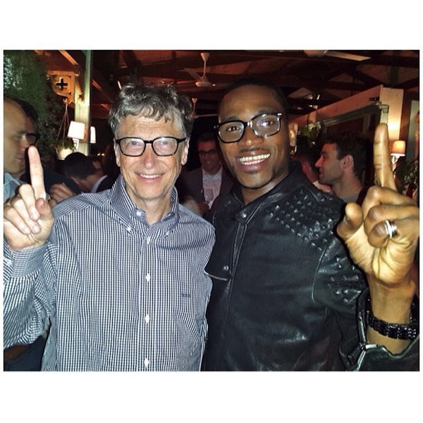D'banj hangs out with Bill Gates
