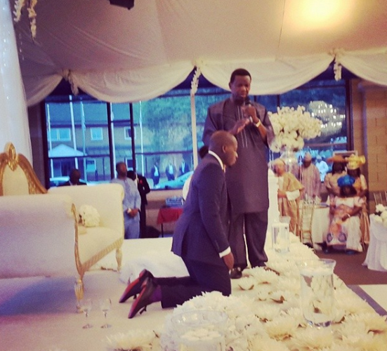 EA Adeboye at Tomi Michael and Dorothy Jeneba Kamara wedding