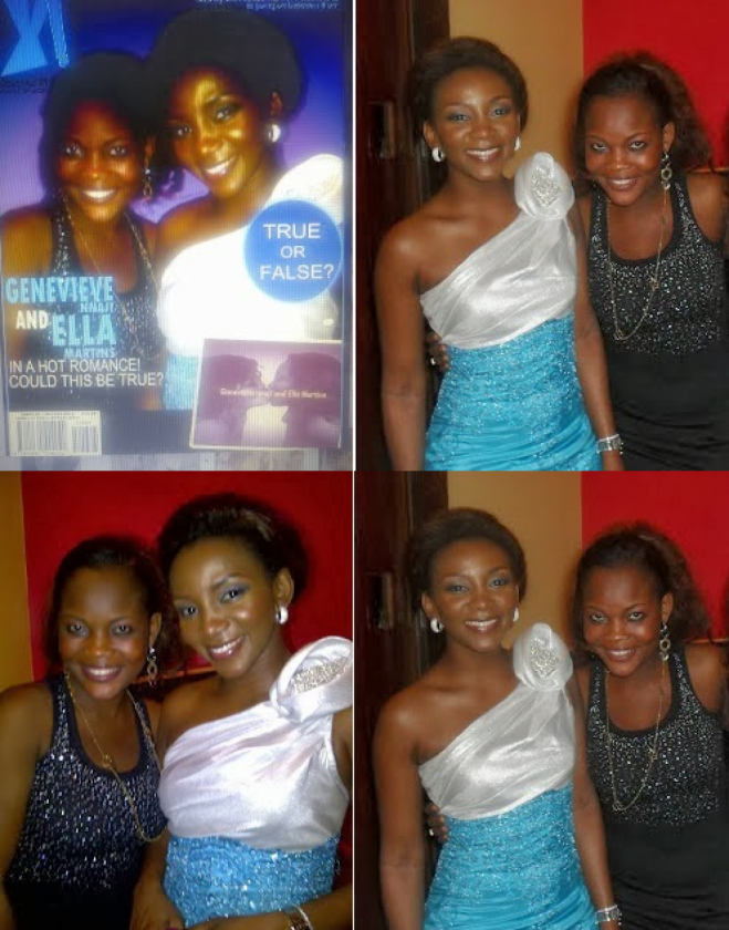 Genevieve Nnaji and Ella Martins