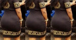 Halima Abubakar flaunts her sexy curves in Versace