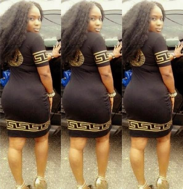Halima Abubakar flaunts her sexy curves in Versace