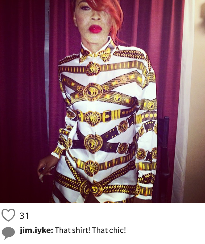 Jim Iyke to Sandra Benede