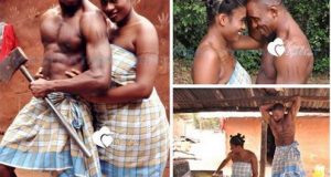 Jnr Pope Odonwodo's African inspired pre-wedding photos