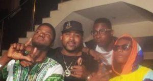 Photos as Skales, Banky W and others storm Wizkid's birthday party
