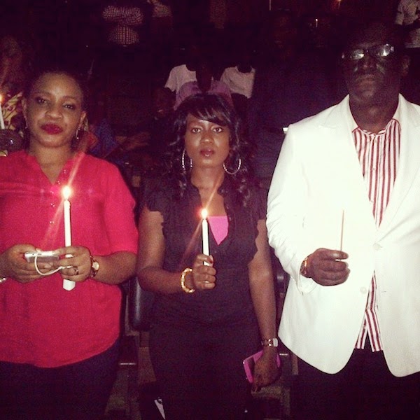 Sammie Okposo at candlelight night for Kefee in Benin