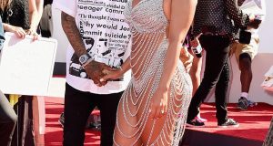 Amber Rose & Wiz Khalifa at 2014 MTV VMA