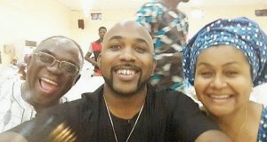 Banky W shares lovely selfie with his mom & dad