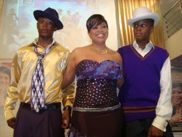 Bukky Wright with her sons