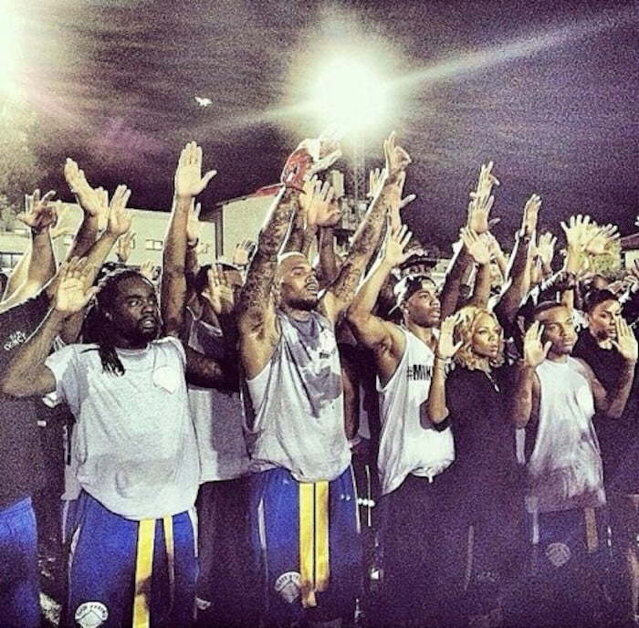 Celebrity protest Michael Brown shooting