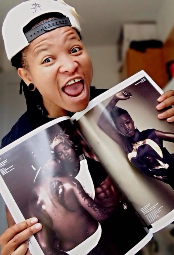 Chi-Chi Igho poses for V Magazine