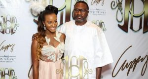 Dj Cuppy and Femi Otedola