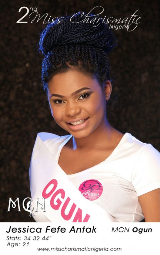 Jessica Fefe Antak - Miss Charismatic Nigeria 2014