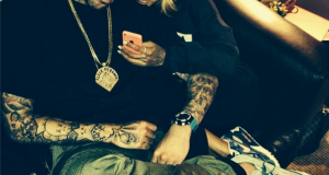 Karrueche Tran with Chris Brown