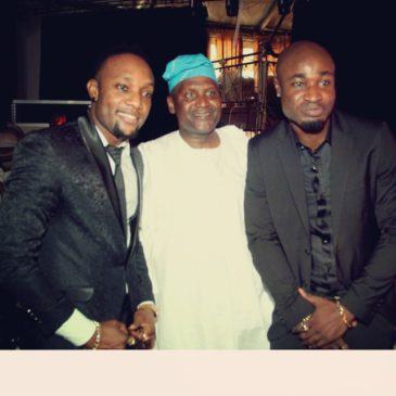 Kcee and HarrySong meet Aliko Dangote