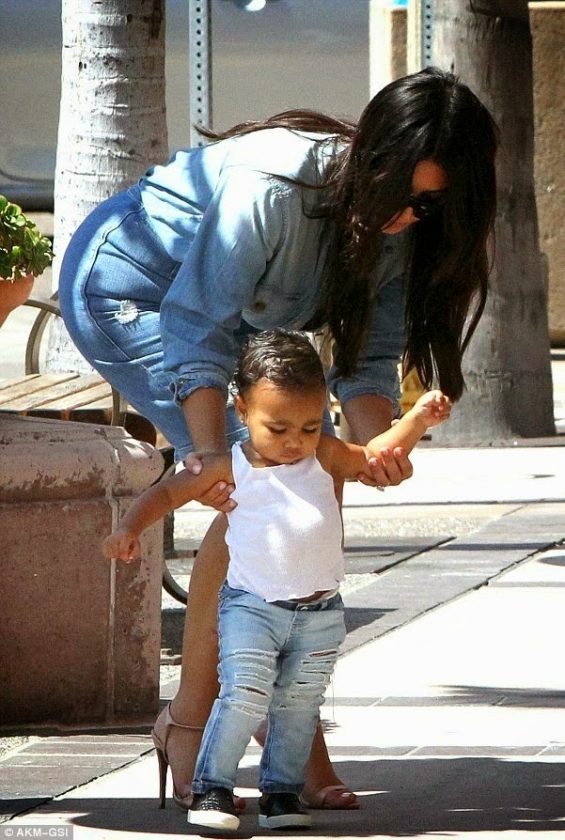 Kim Kardashian & North West