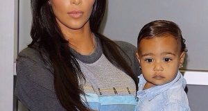 Kim and North West