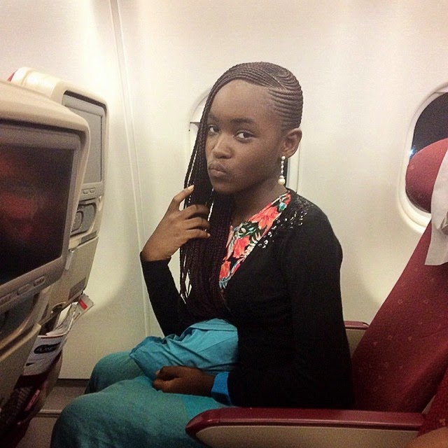 Mercy Aigbe goes on vacation with her children