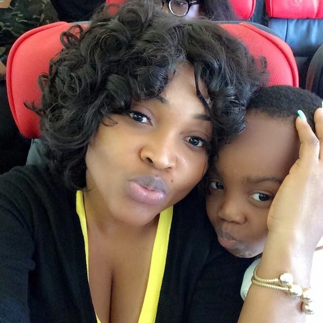 Mercy Aigbe goes on vacation
