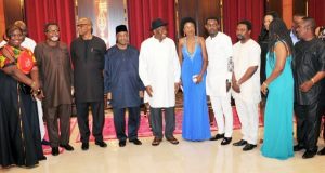 Omoni Oboli in Aso Rock