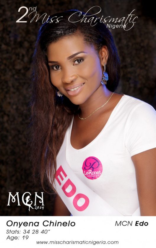 Onyena Chinelo - Miss Charismatic Nigeria 2014
