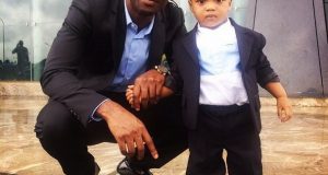 Paul Okoye and son Andre