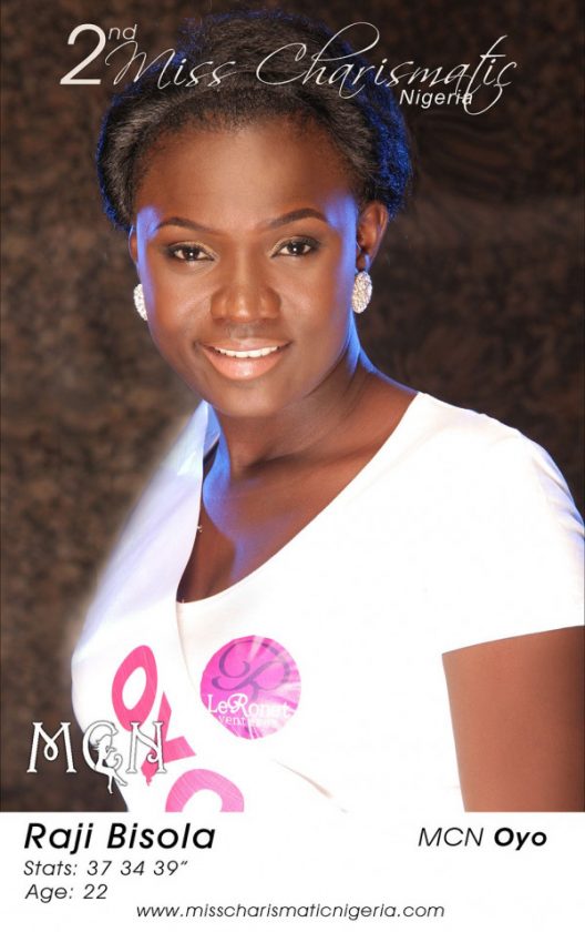 Raji Bisola - Miss Charismatic Nigeria 2014