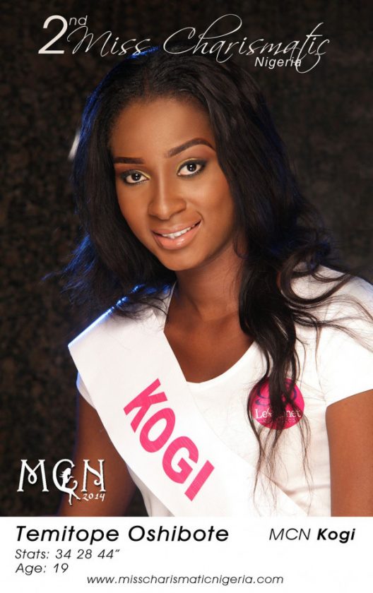 Temitope Oshibote - Miss Charismatic Nigeria 2014