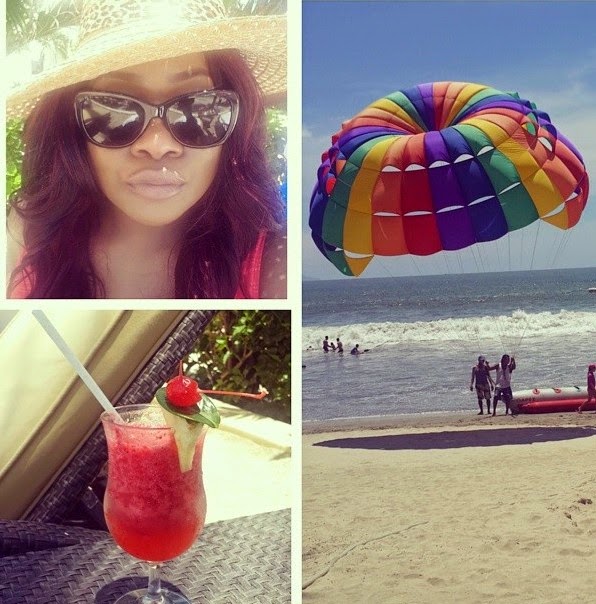 Toolz shares fun photos from her Vacation in Mexico