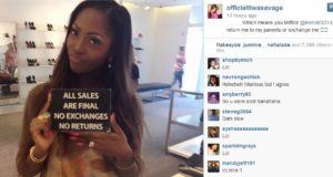 You can't return me to my parents - Tiwa Savage to Teebillz