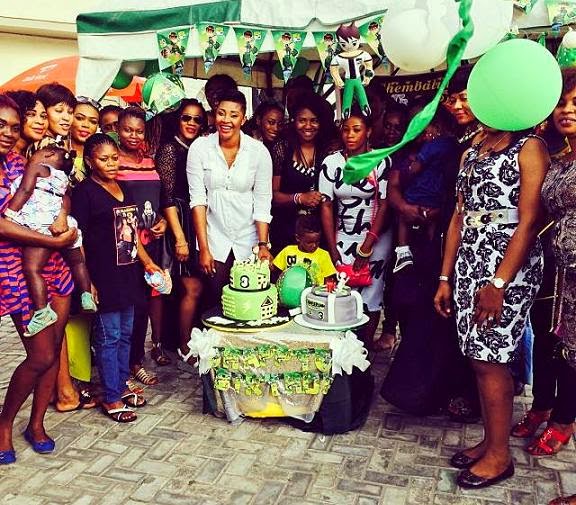 Angela Okorie celebrates son's 3rd birthday NaijaVibe