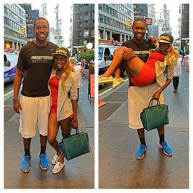 Beverly Osu and her brother