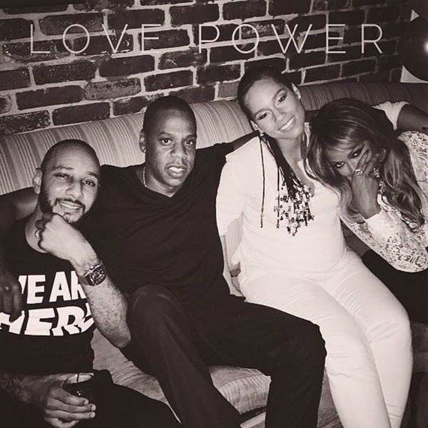 Beyonce & Jay Z hangout with Alicia Keys & Swizz Beatz