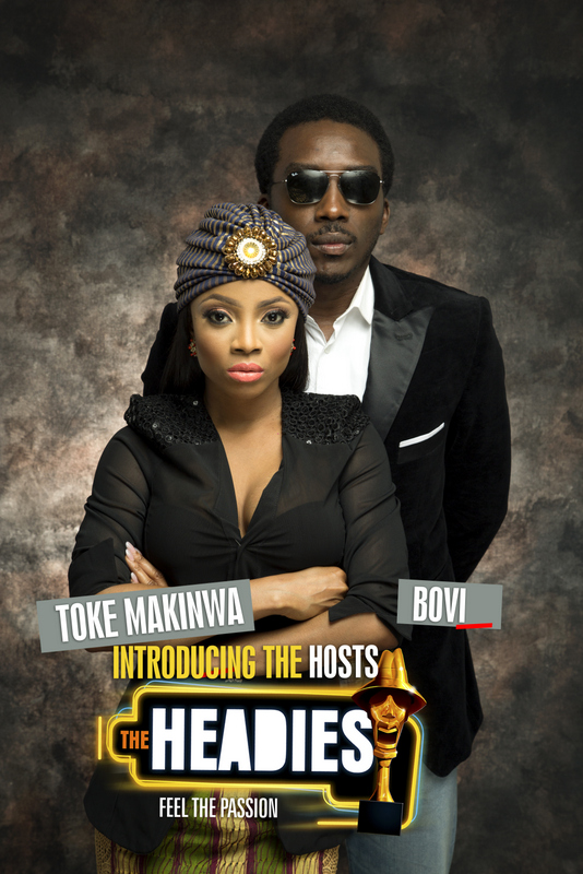Bovi and Toke Makinwa - The Headies 2014