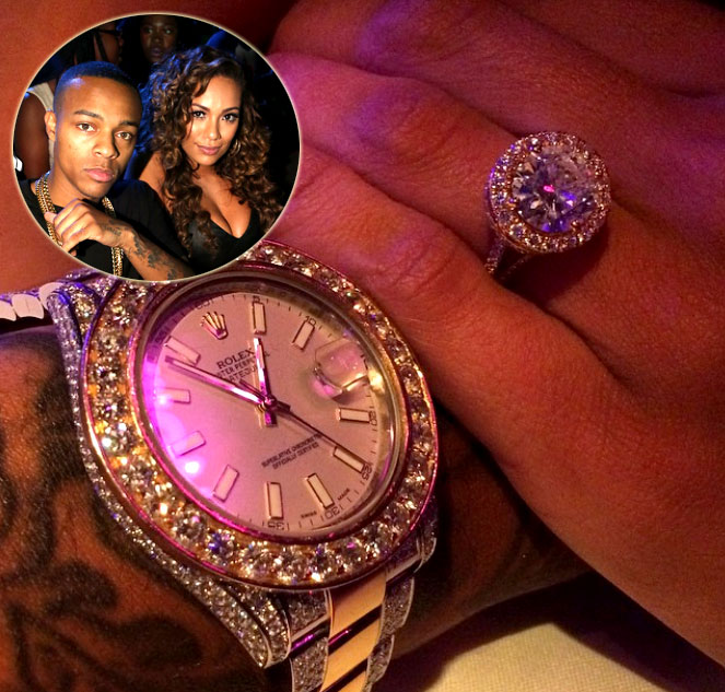 Bow Wow and Erica Mena show off their bling