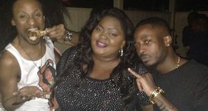 Derenle, Eniola Badmus and Tunde Ednut