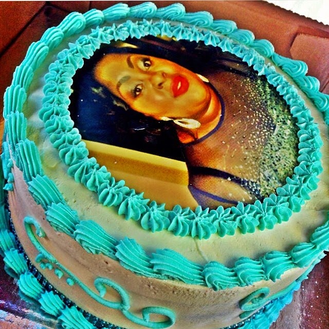 Eniola Badmus' birthday cake