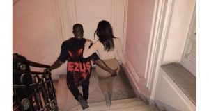 Kanye West grabs Kim Kardashian's butt