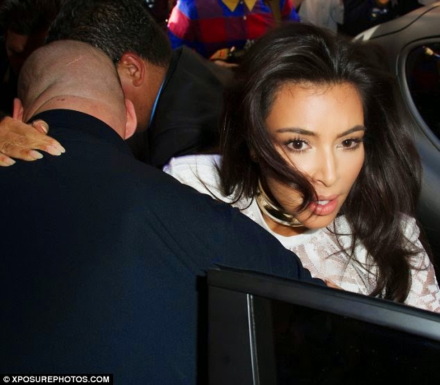Kim Kardashian attacked at Paris Fashion Week NaijaVibe 2014