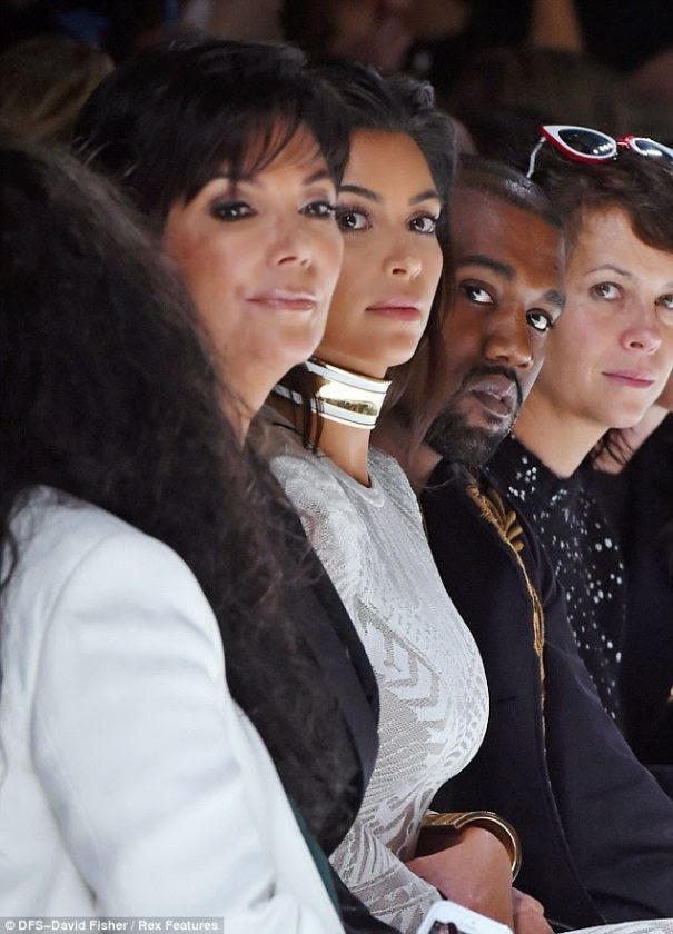 Kim and Kanye Paris Fashion Week
