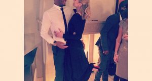 Mikel Obi and Olga Diyachenko