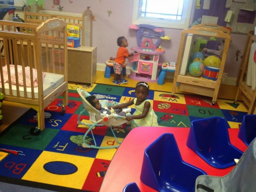 Purity's first day at school