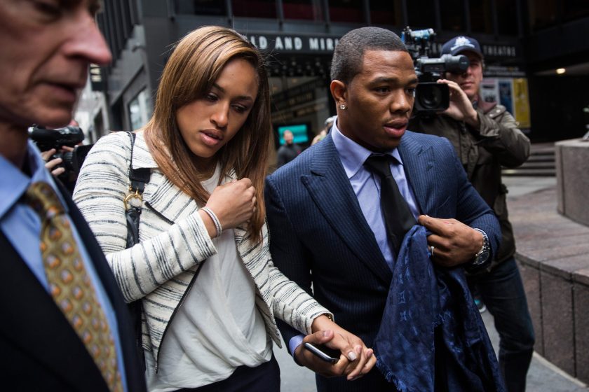 Ray Rice and Janay Palmer