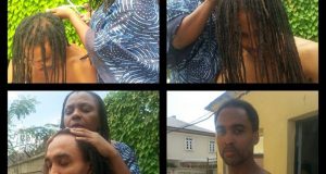 Ade Bantu shaves off his dreadlocks