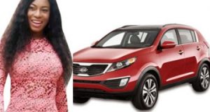 Chika Ike buys her mum a 4million naira car