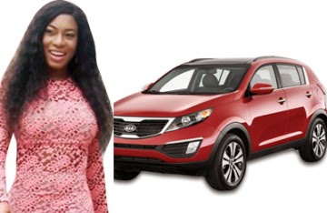 Chika Ike buys her mum a 4million naira car