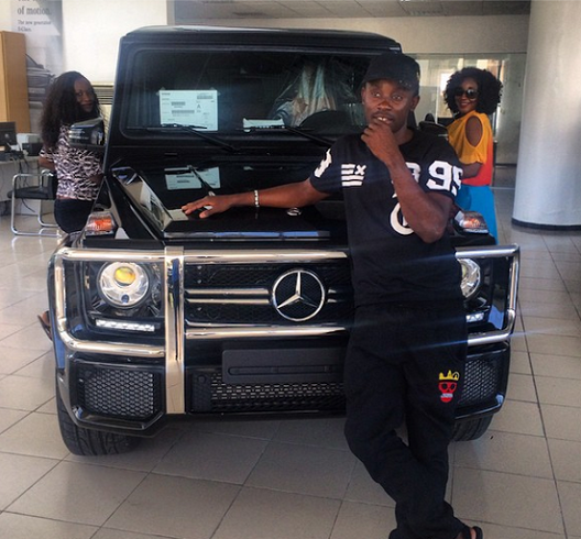 Ini Edo acquires a brand new 2014 G-Wagon