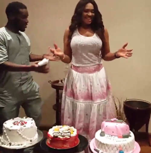 JJ Okocha and wife dancing at her birthday party 2014 NaijaVibe