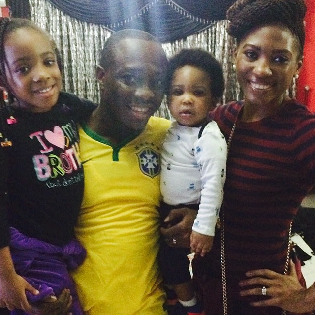 Julius Agwu's family
